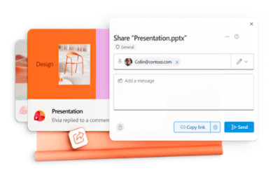 A screenshot showing a PowerPoint file named "Presentation.pptx" 