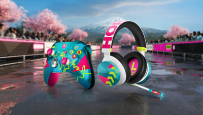 Draadloze Xbox-controller en headset – Forza Horizon 6 Limited Edition: vooraanzicht.