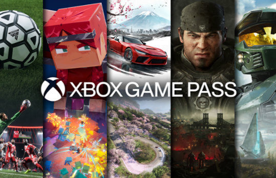 A variety of games available with XBOX Game Pass.