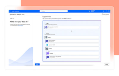 A screen shot of the Microsoft sales dashboard.