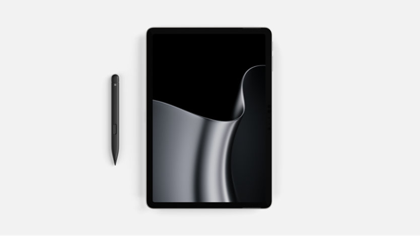 A Surface Slim Pen and a Surface Pro, 12-inch (2nd Edition). 