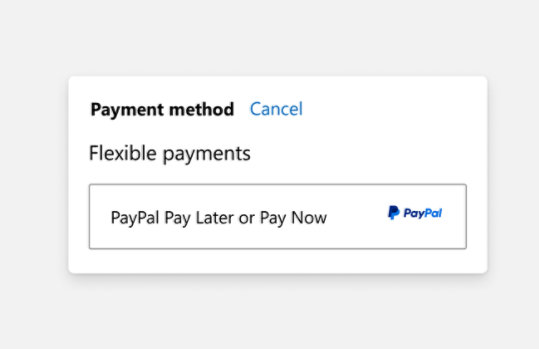 Feature-Flexible-Payments-PayPal Pay Later or Pay Now