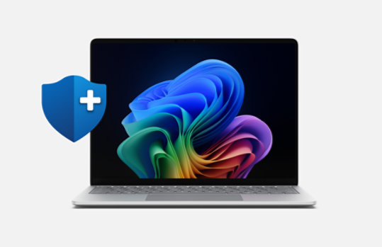 Un Surface Laptop pour les entreprises, protégé par un plan de protection Microsoft Complete. 
