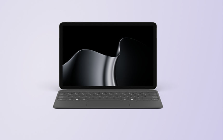 A Surface Pro, 12-inch (2nd Edition) paired with a Surface Pro 12-inch Keyboard. 