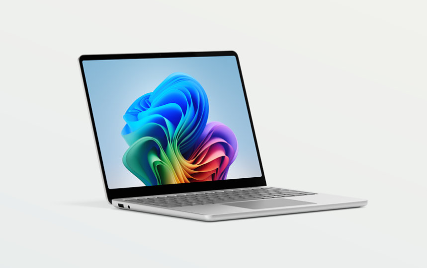An angled view of a Surface Laptop.