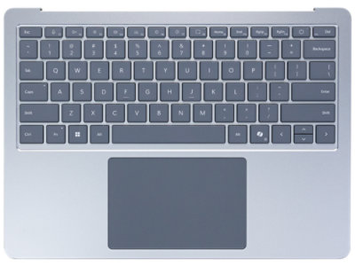 Replacement Keyboard in Platinum for Surface Laptop 7ᵗʰ Edition.