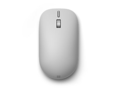A top-down view of Surface Mouse for Business (2nd Edition) in the colour Platinum.